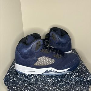 Jordan 5 Midnight Navy “Reverse Georgetown” Men 12.5 FD6812-400